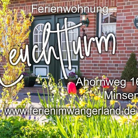 Ferien Im Wangerland Ferienwohnung Leuchtturm Minsen Schillig Hund Pool Sauna Norderaltendeich エクステリア 写真